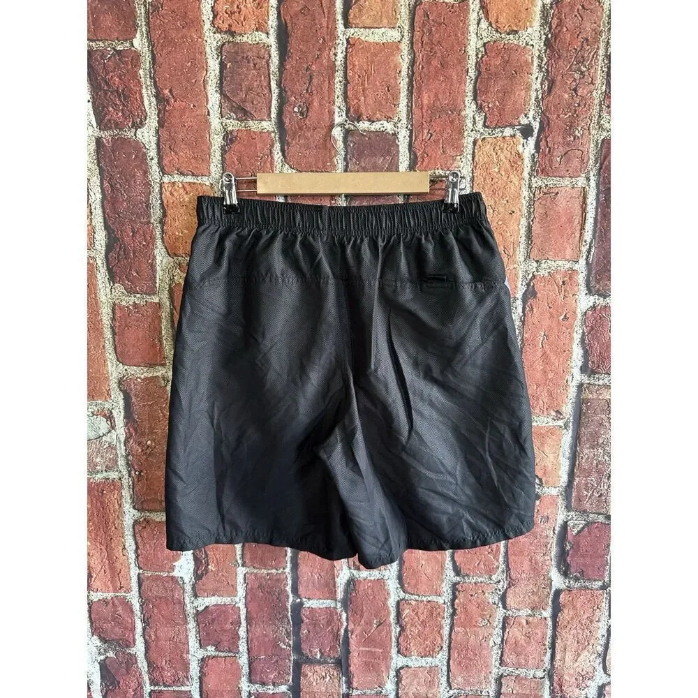 Nike Sportswear Mens Black Swim Trunks w/ Lining Size XL Dri-fit